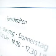 Kieferorthopädie in Essen-Rüttenscheid: Sprechzeiten